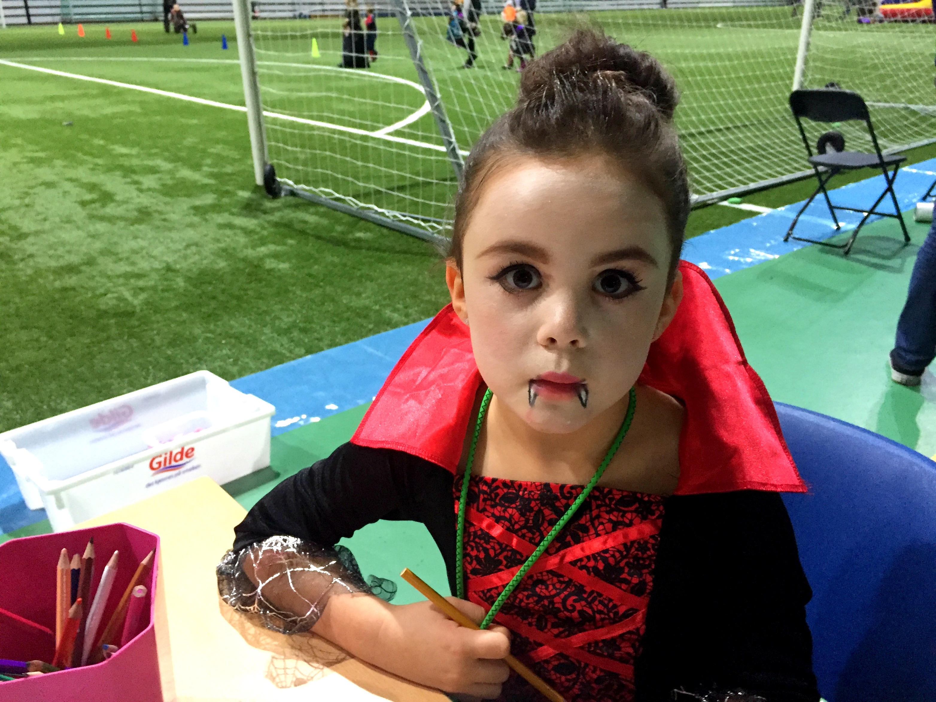 Nicoline Bråthen Jacobsen, 6 år, var ganske skummel.