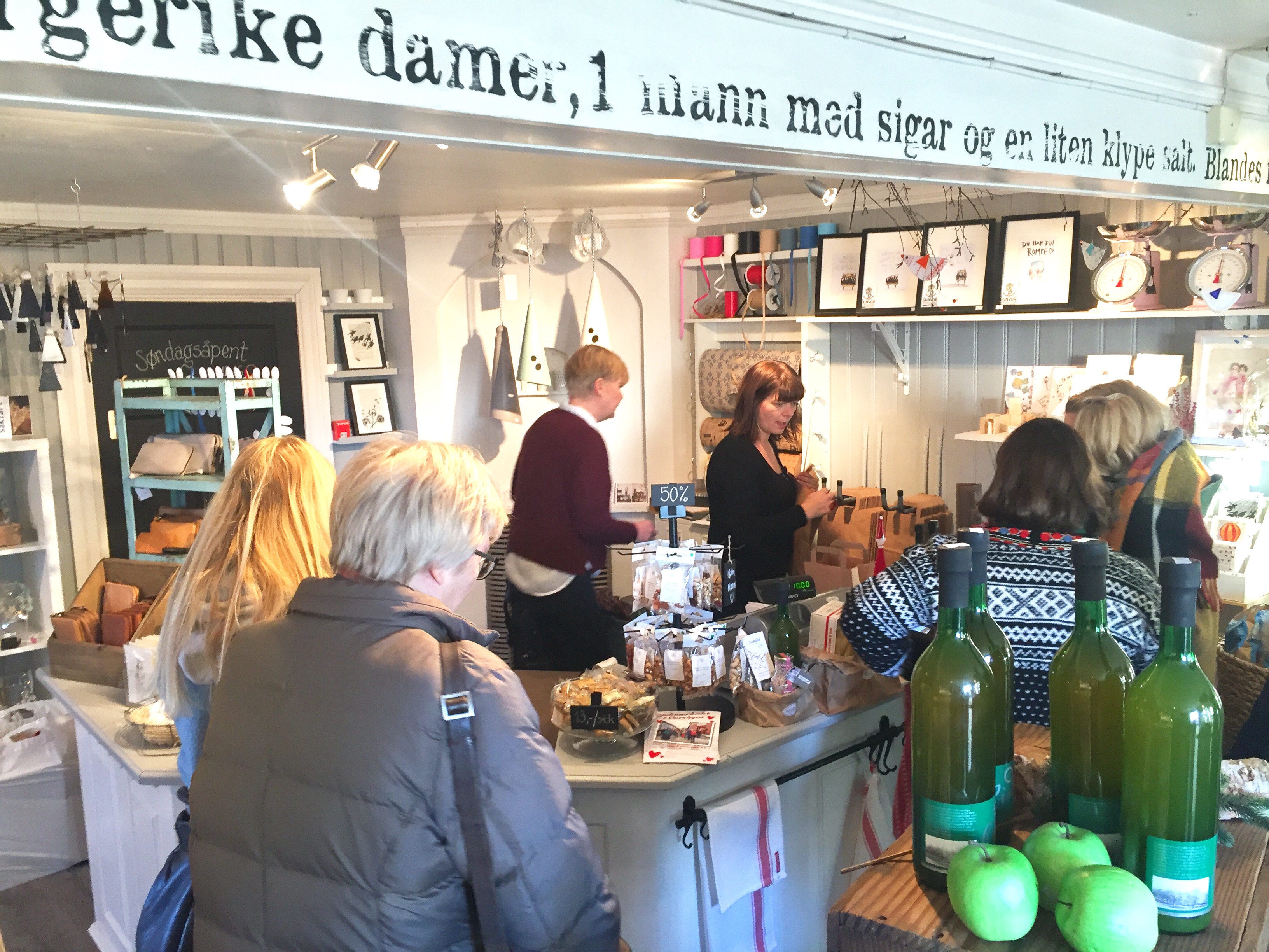 Handelen går unna på Krudt